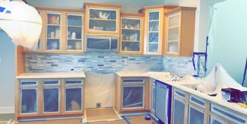 Before & After Cabinet Painting in Monroe, NC (1)