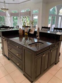 Before & After Kitchen Island Painting in Charlotte, NC (2)
